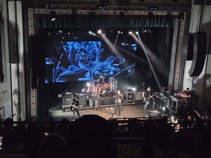 Our Lady Peace on stage at The Roxian