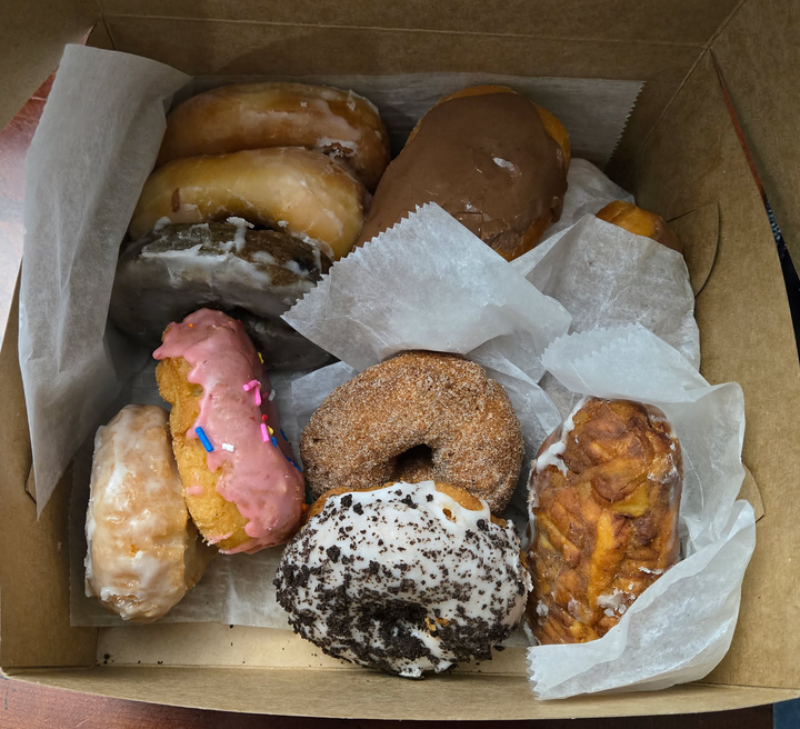 Assorted box from Better Maid Donuts
